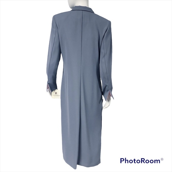 NWT Fattaneh Bahari Vintage Y2K 2 Piece Dress Jacket Suit Set Size 4 Altered - Picture 4 of 15